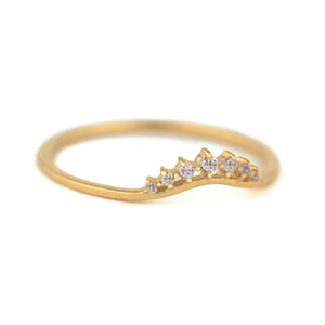 Diamonds Small Crown Ring
