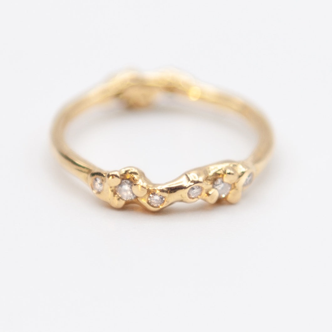 Partly Cloudy Diamond Ring